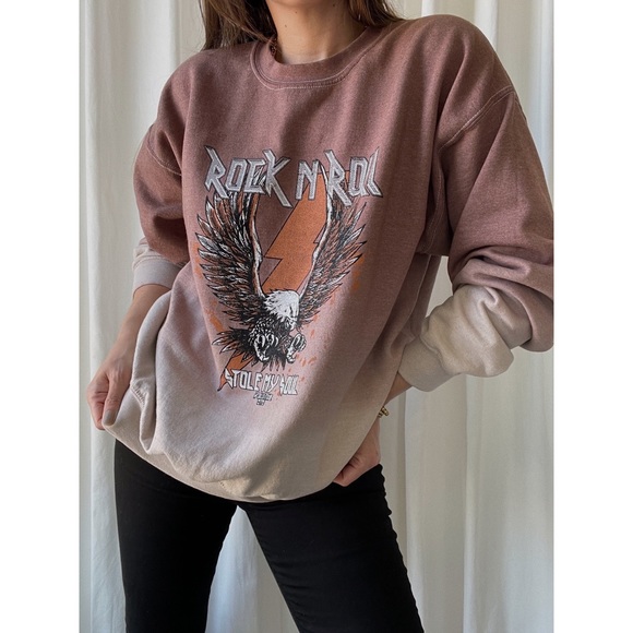 JAMES SWEATSHIRT — In Brown/cream - Picture 5 of 6